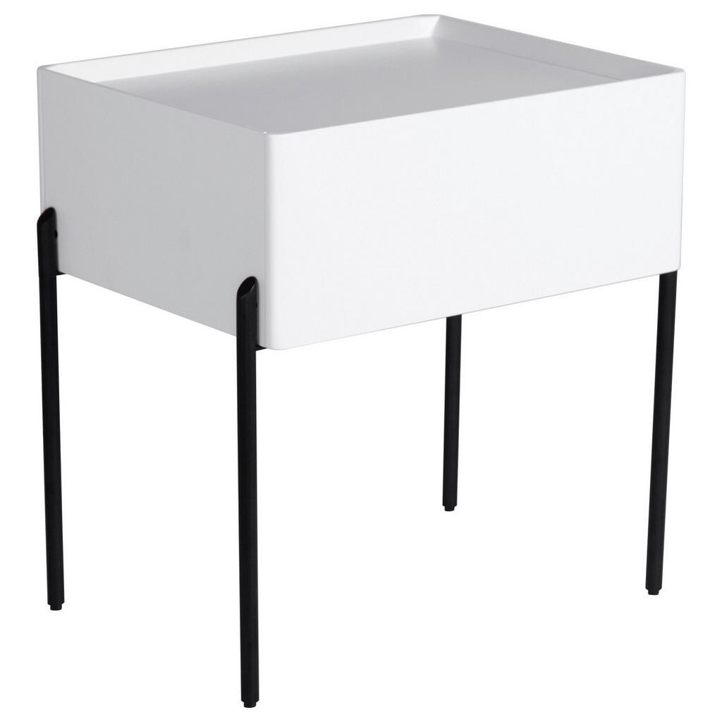 Livetastic NOČNÝ STOLÍK, biela, 50/55/40 cm