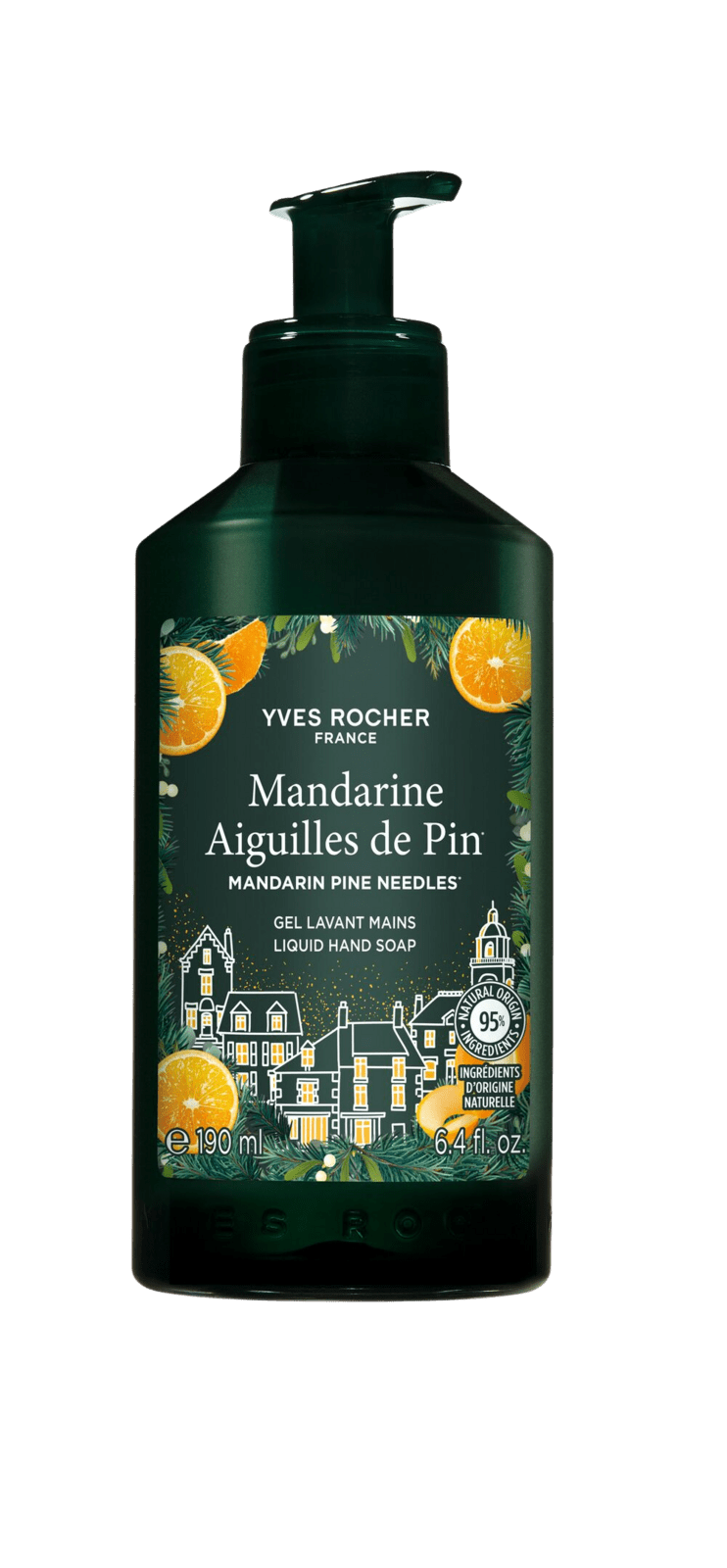 YVES ROCHER Tekuté mydlo na ruky Mandarínka & ihličie 190 ml