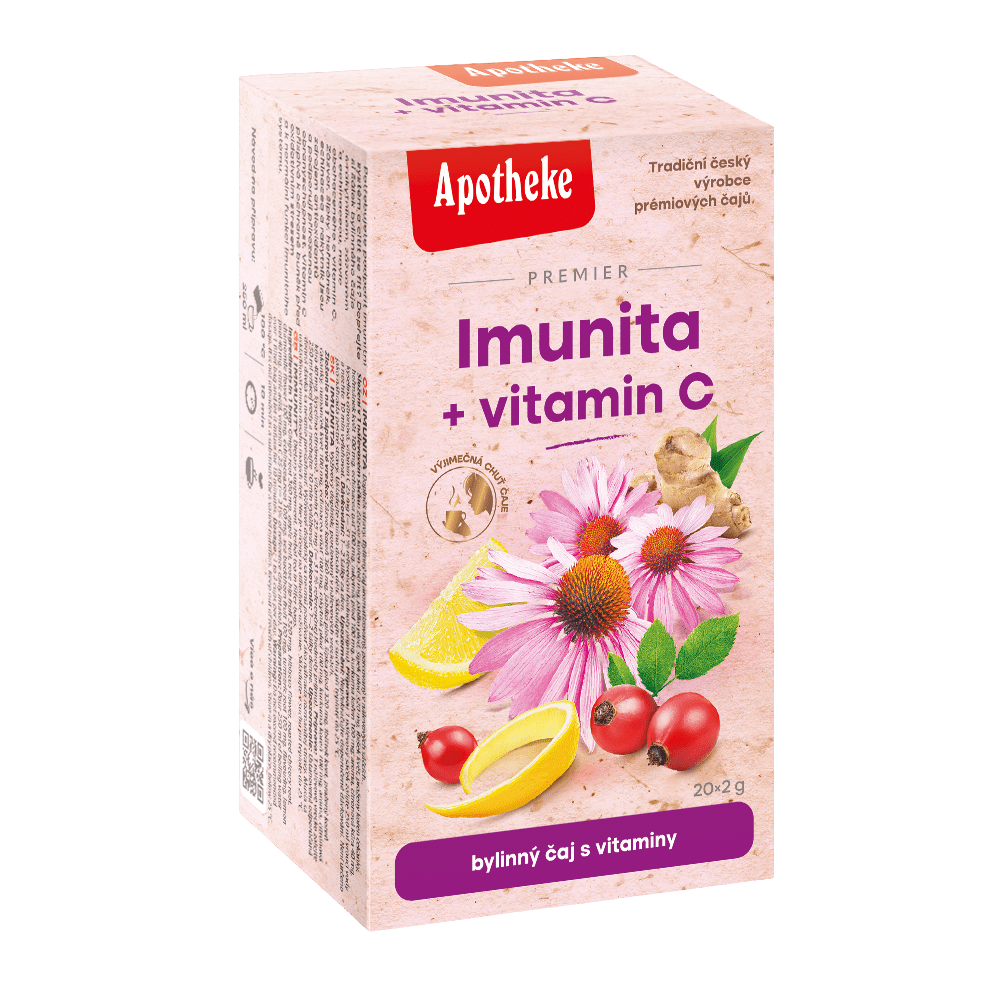 APOTHEKE Premier Imunita + vitamín C čaj 20 x 2 g