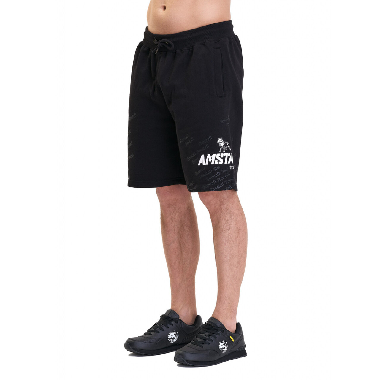 Kraťasy pánske Amstaff Ryza - čierne, S