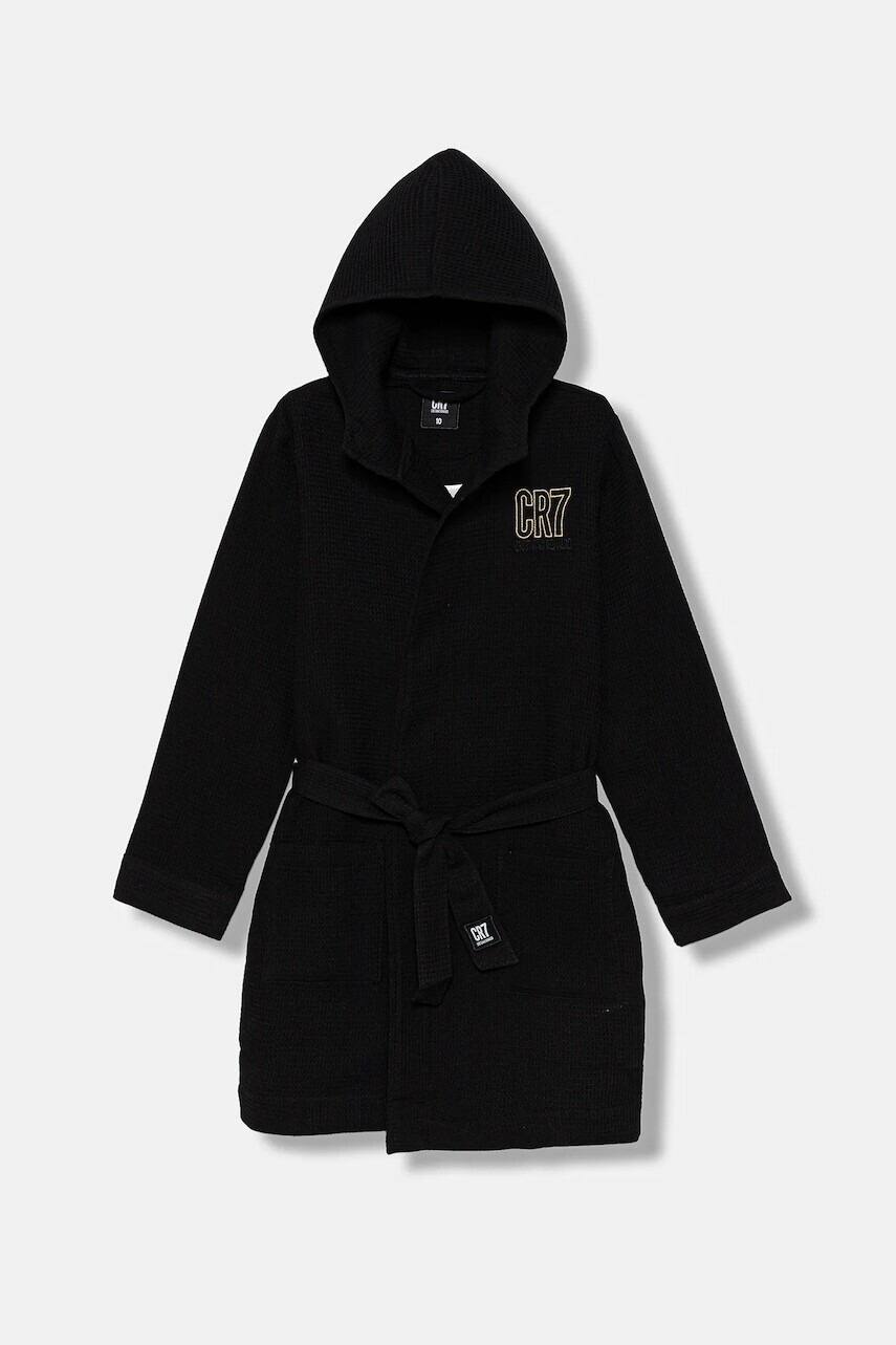 Detský župan CR7 Cristiano Ronaldo čierna farba, 8782