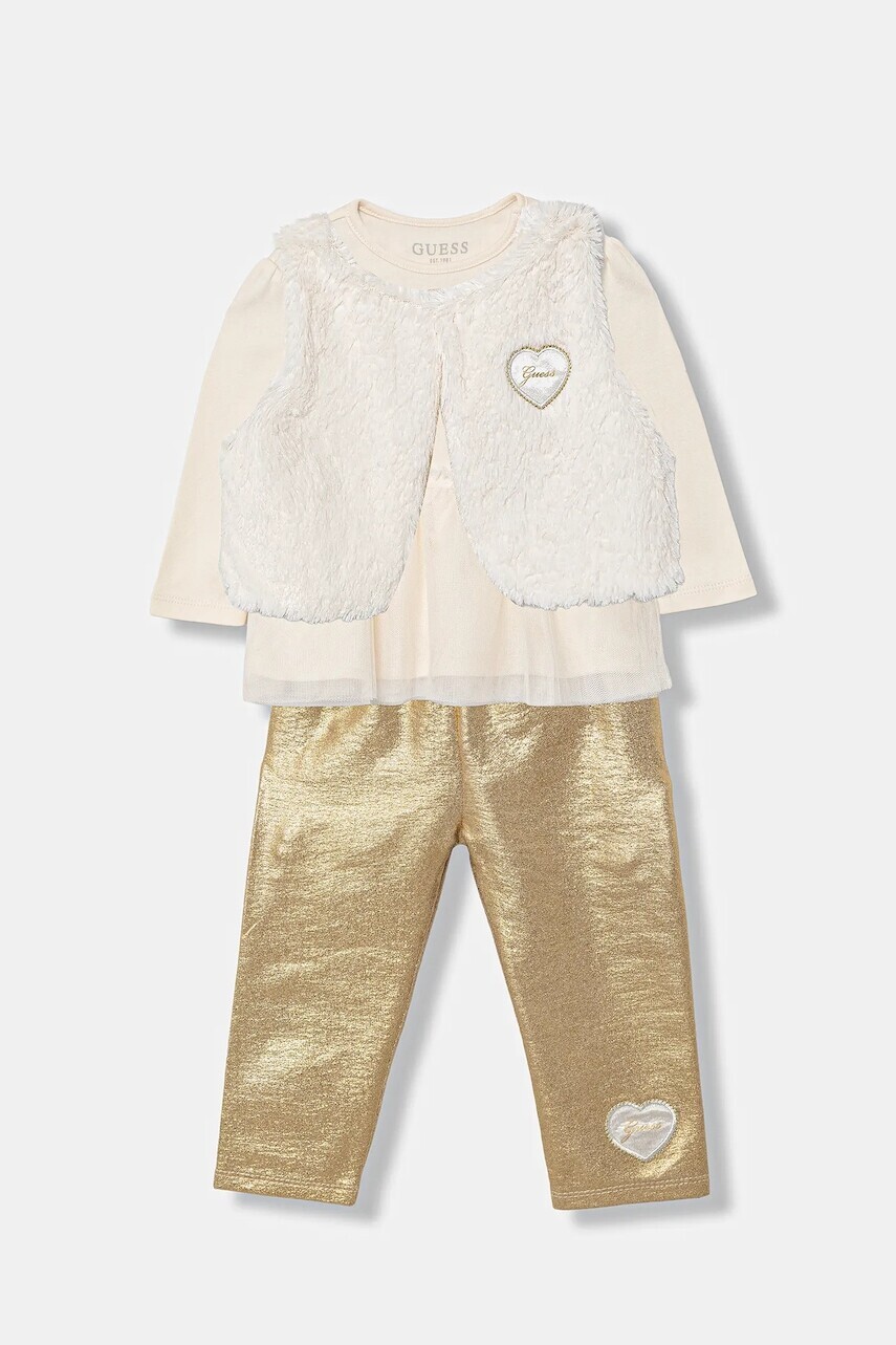 Sada pre bábätká Guess béžová farba, A5BG00 WC910