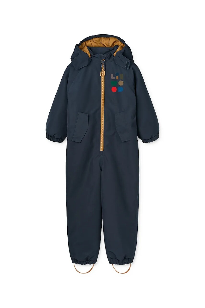 Detský overal Liewood Maddy Snowsuit tmavomodrá farba, LW20051