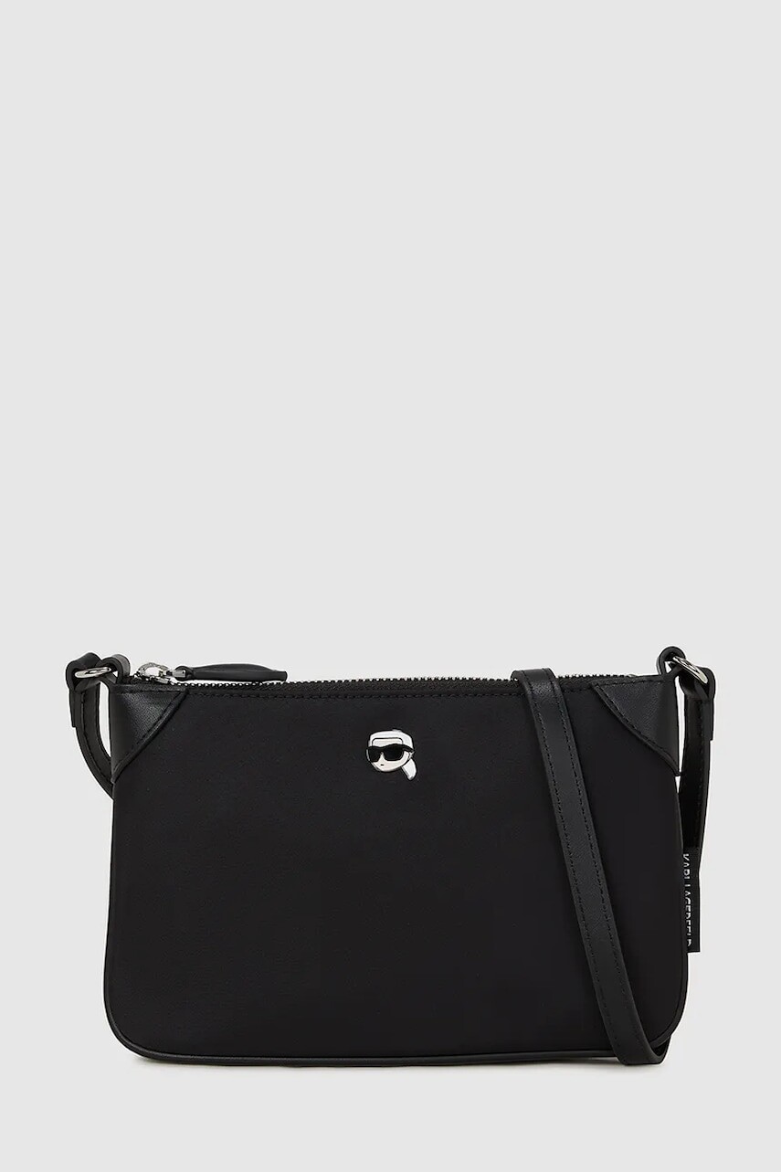 Kabelka Karl Lagerfeld IKON čierna farba, A4W32009