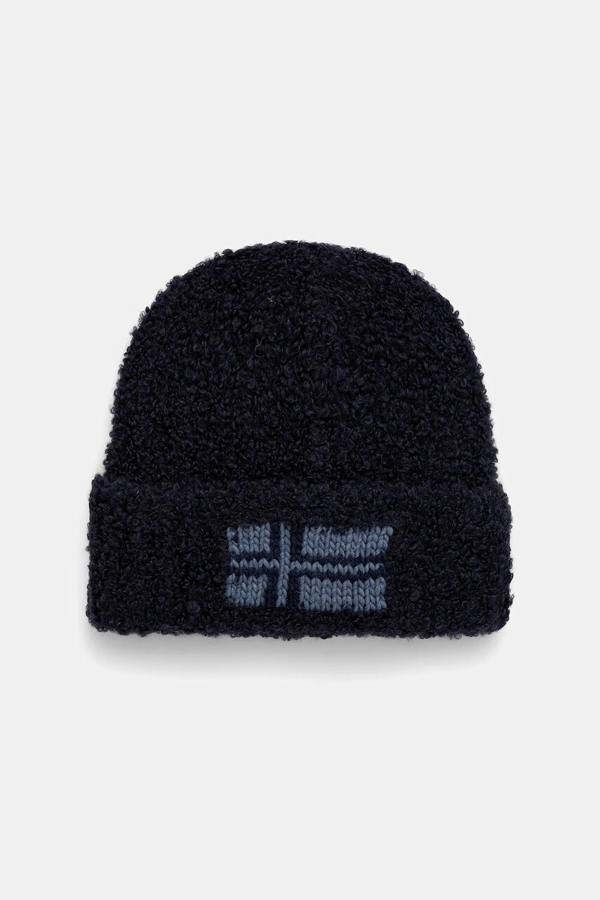 Čiapka Napapijri F-Baita tmavomodrá farba, NP0A88Y31761