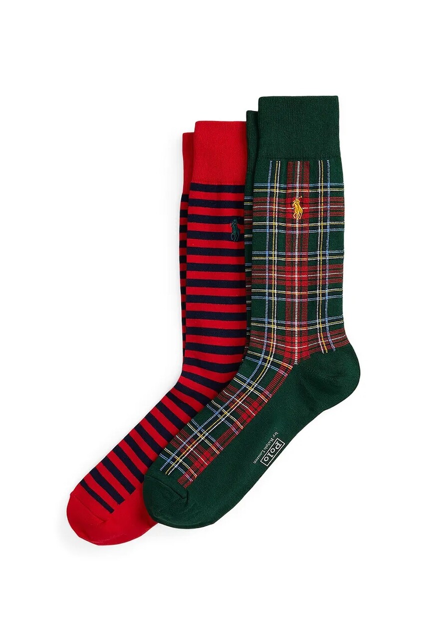 Ponožky Polo Ralph Lauren 2-pak viac farieb, 449P04709