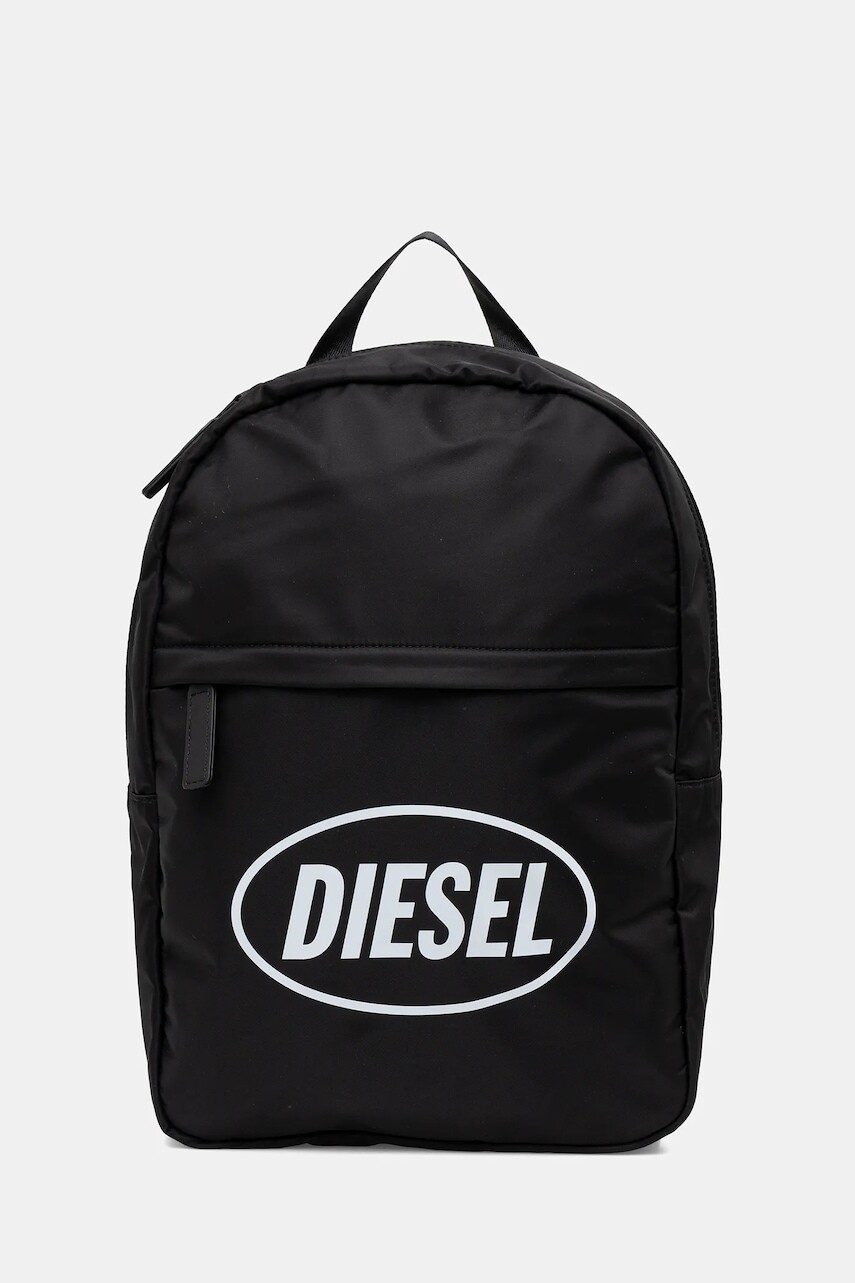 Detský ruksak Diesel WISTY BAGS čierna farba, veľký, s potlačou, J02334