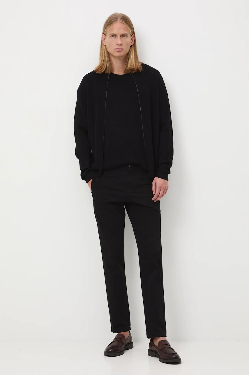 Nohavice Medicine čierna farba, priliehavé