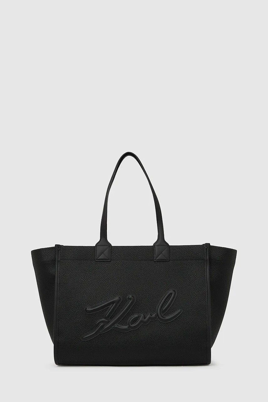 Kabelka Karl Lagerfeld K/SKUARE čierna farba, A4W30257