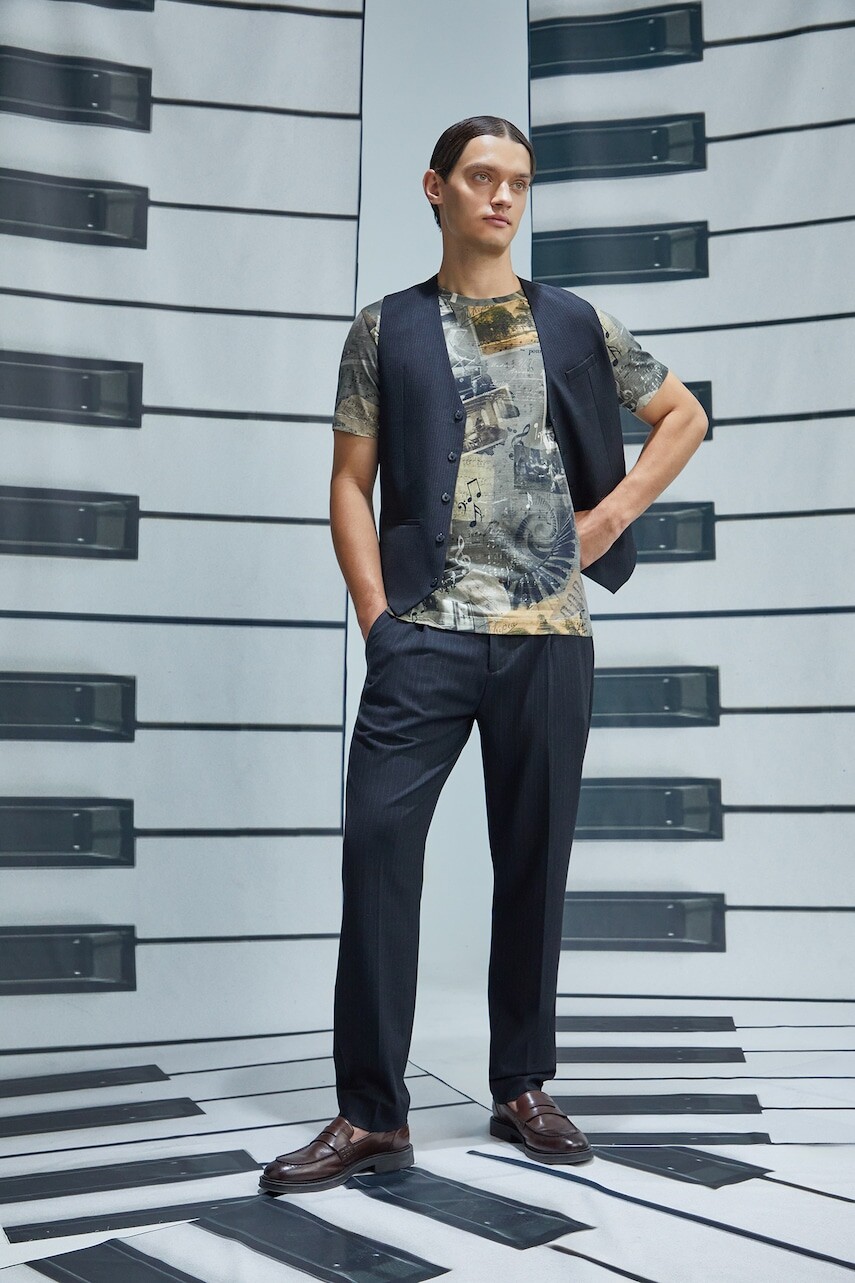 Tričko Medicine pánske, šedá farba, vzorovaná