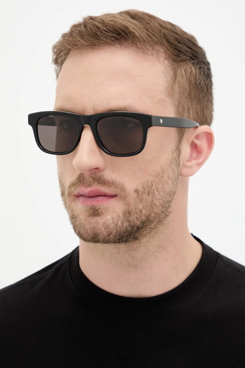 Slnečné okuliare Montblanc čierna farba, MB0421S