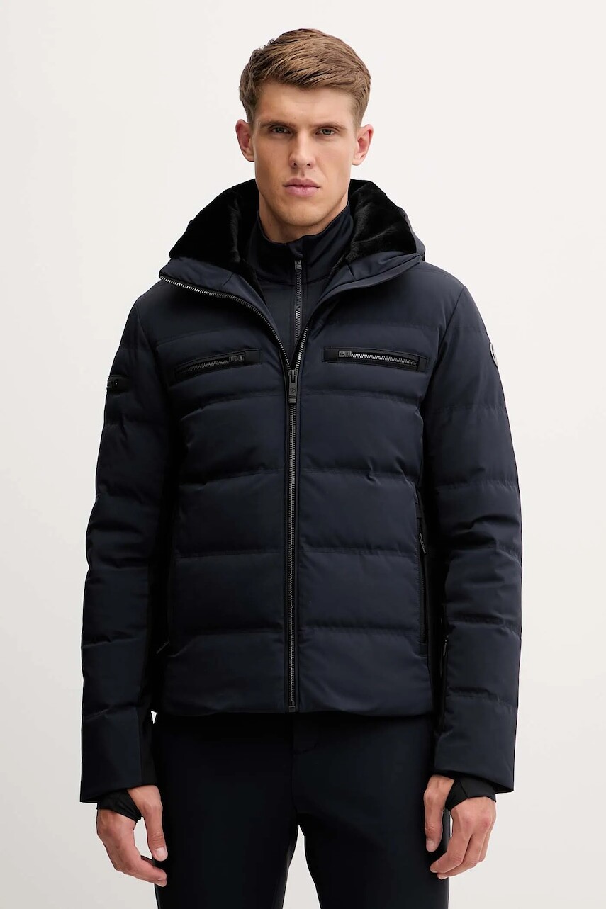 Páperová lyžiarska bunda Fusalp Berlioz tmavomodrá farba, C2020