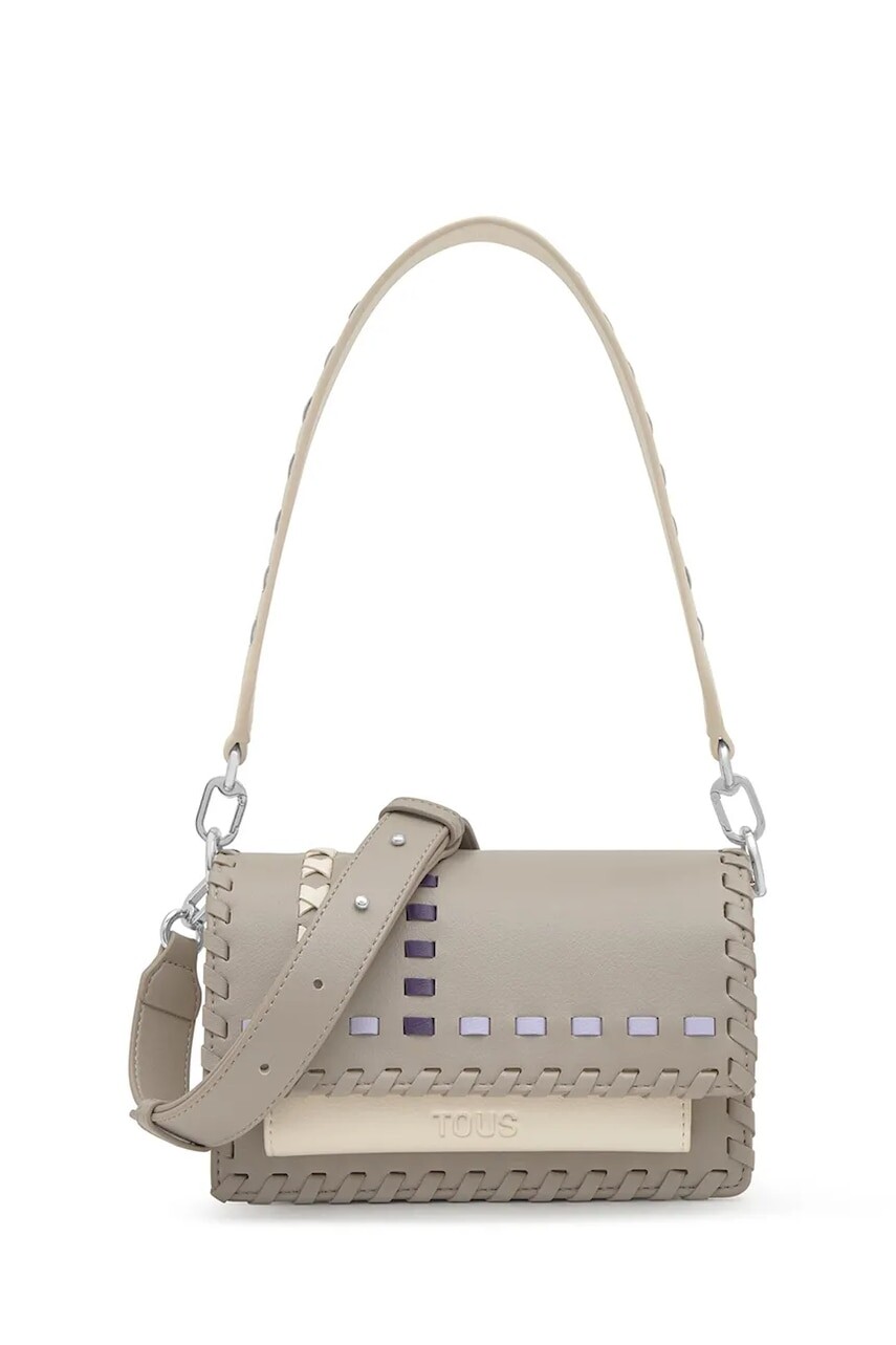 Kabelka Tous AUDREE šedá farba, 2002303944