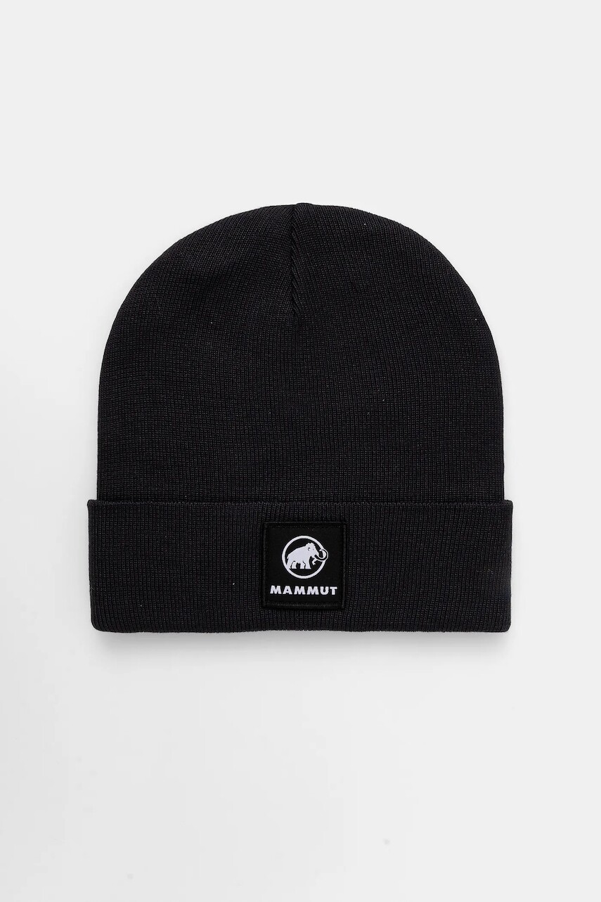 Čiapka Mammut Fedoz čierna farba, 1191.01092
