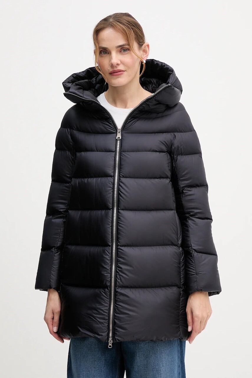 Páperová bunda Hetrego HANNA tmavomodrá farba, zimná, oversize, 8P602