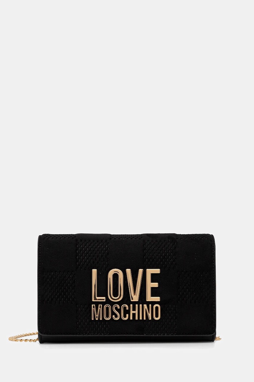 Kabelka Love Moschino čierna farba, JC4127PP0NKB100A