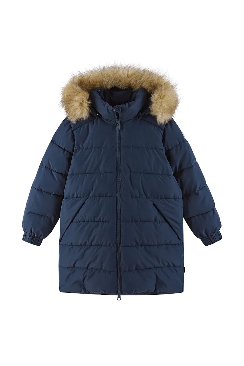 Detská bunda Reima Luvia tmavomodrá farba, 5100420A