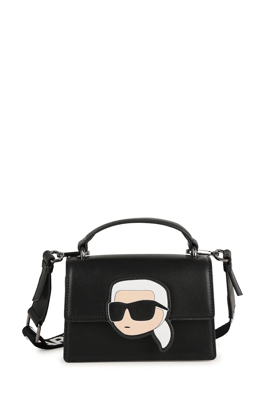 Detská kabelka Karl Lagerfeld čierna farba, Z31024