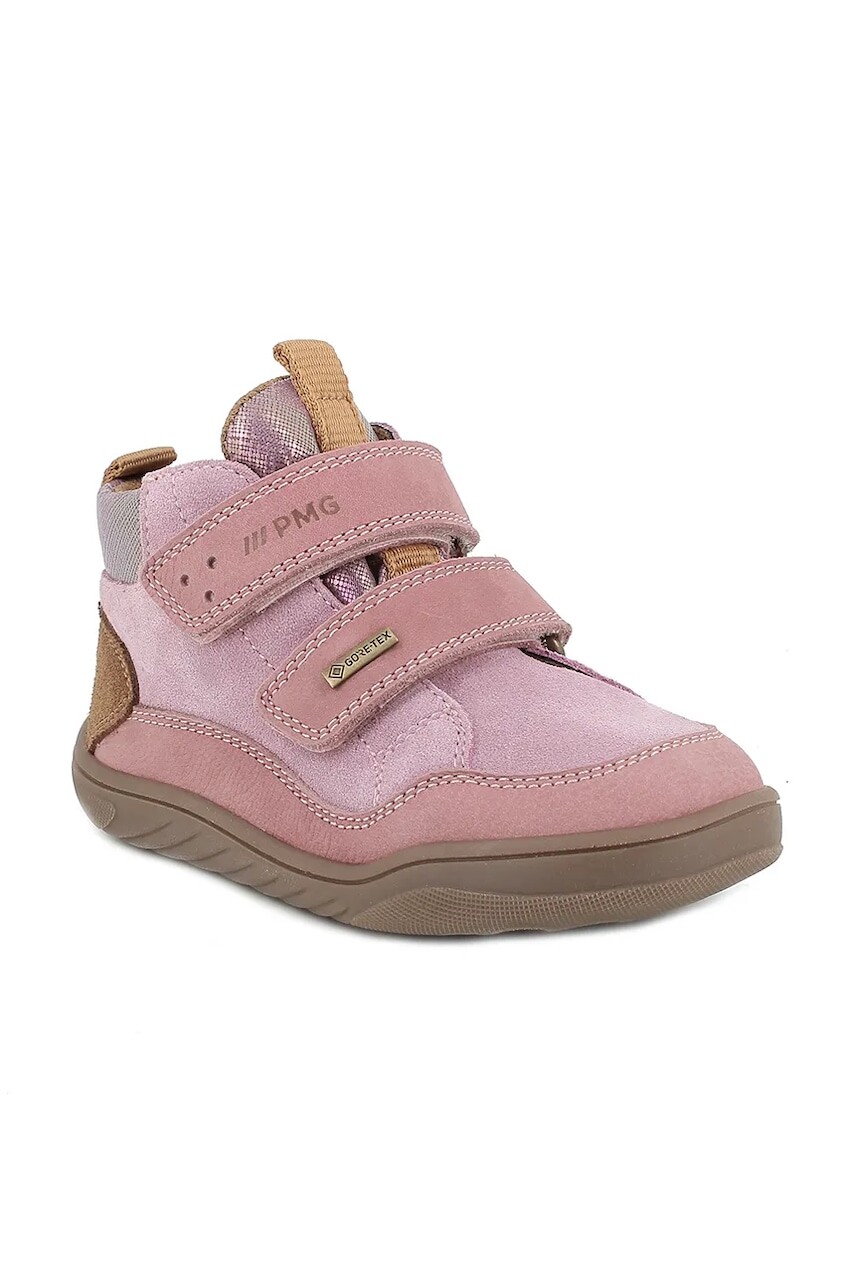 Detské kožené poltopánky Primigi ružová farba, PMG GTX 89151