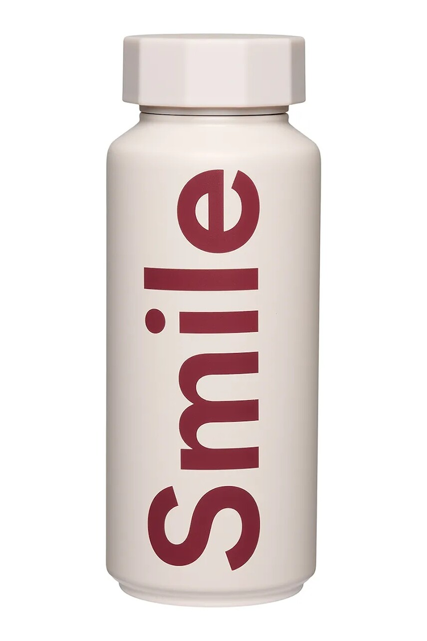 Termo fľaša Design Letters Tone On Tone 0,5 L béžová farba