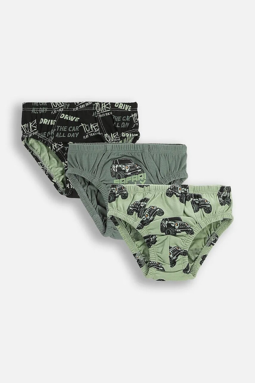 Detské bavlnené slipy Coccodrillo 3-pak viac farieb, PANTS
