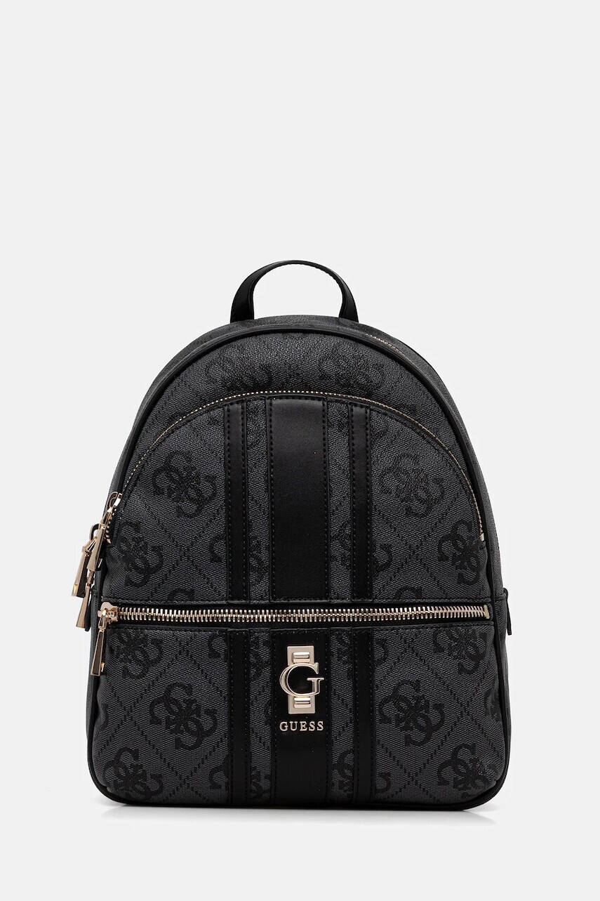 Ruksak Guess ERENIA dámsky, šedá farba, malý, vzorovaný, HWSO78 38330