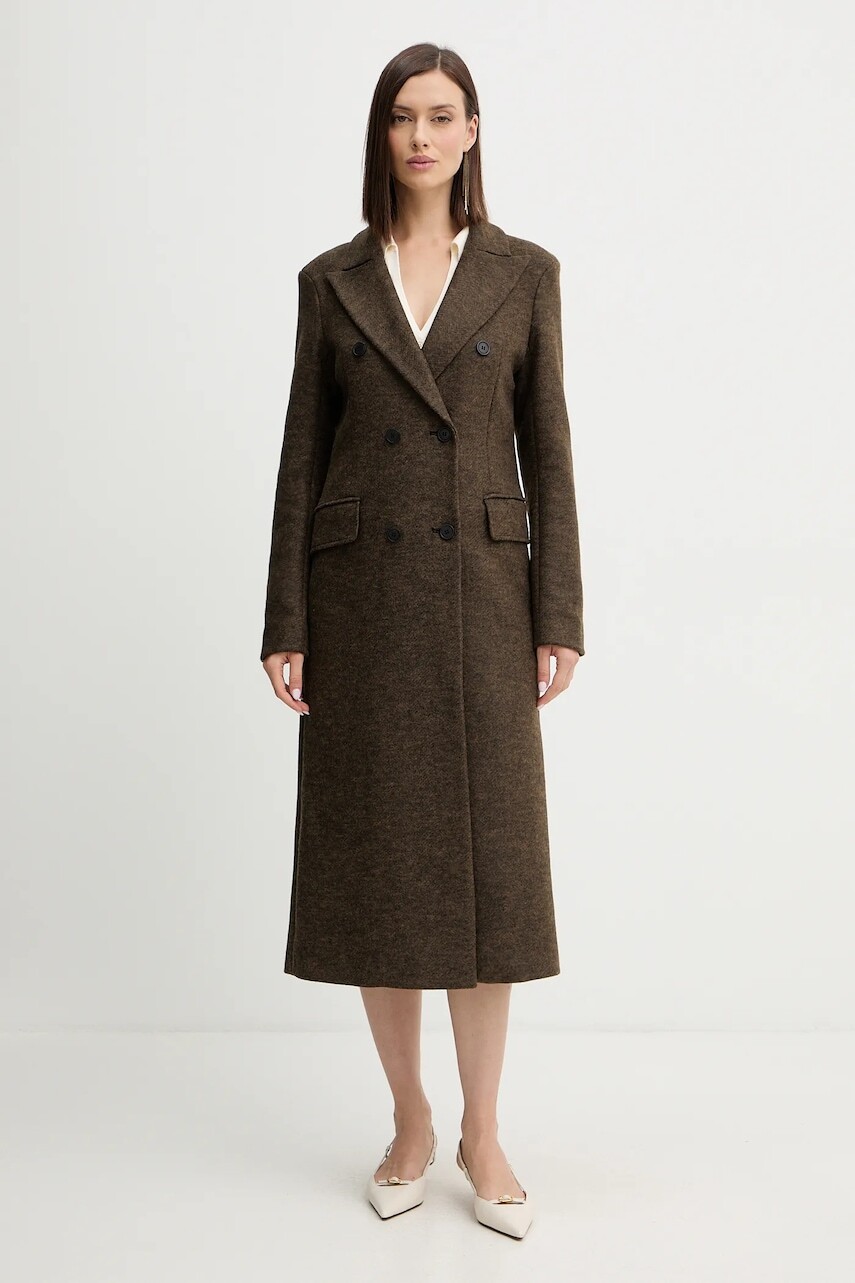 Kabát Silvian Heach ALBACETE zelená farba, GPA25010CP