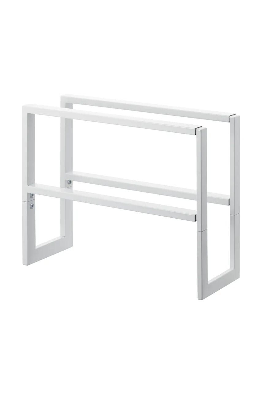Sklopná polica na topánky Yamazaki Line 38 x 15 x 30 cm biela farba