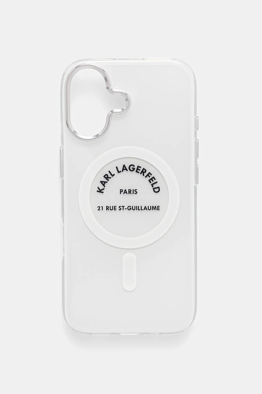 Puzdro na mobil Karl Lagerfeld iPhone 17 priehľadná farba, KLHMP17SHKRSGPT