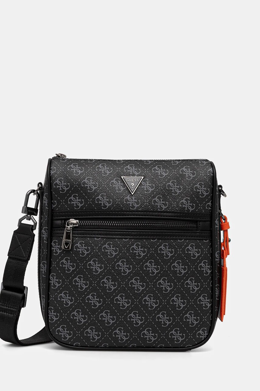 Malá taška Guess MILANO čierna farba, HMMILO P5417