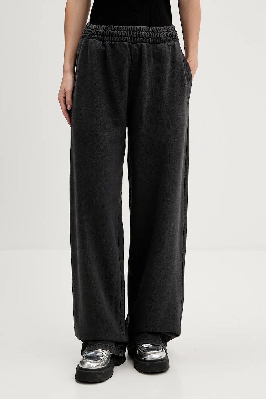 Bavlnené tepláky Hugo Blue šedá farba, jednofarebné, 50547956