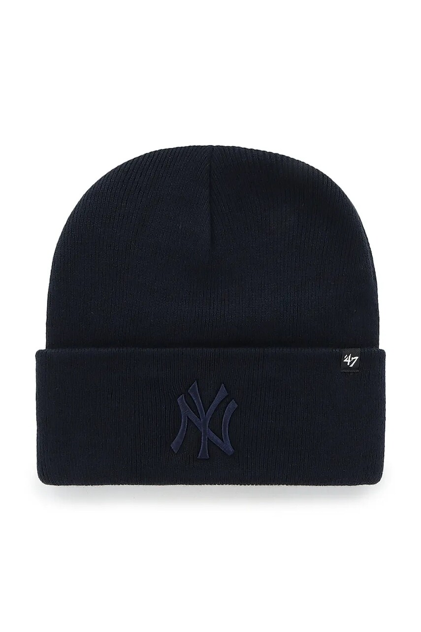 Čiapka 47 brand MLB New York Yankees tmavomodrá farba, B-HYMKR17ACE-NYM