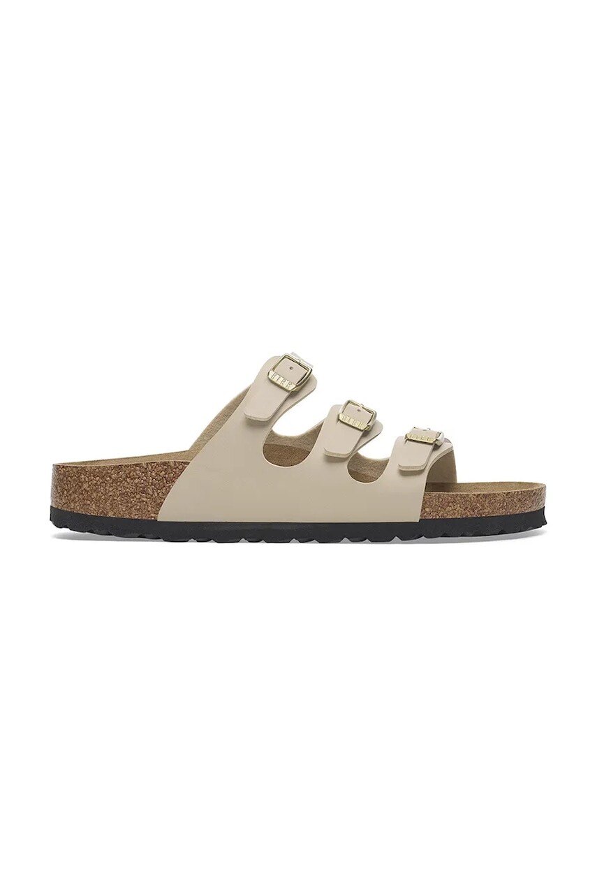 Šľapky Birkenstock Florida BF béžová farba, 1029265