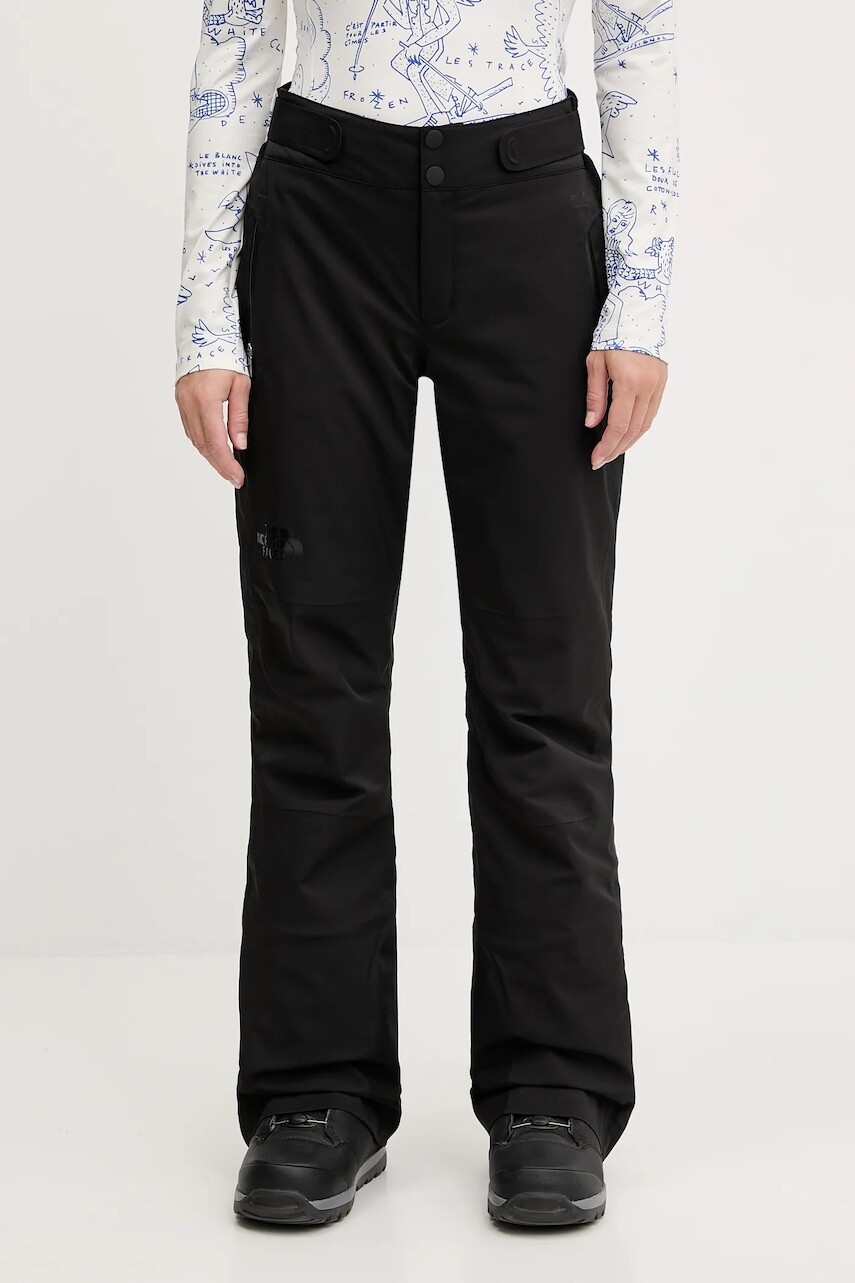 Lyžiarske nohavice The North Face Lenado čierna farba, NF0A8DEYJK31