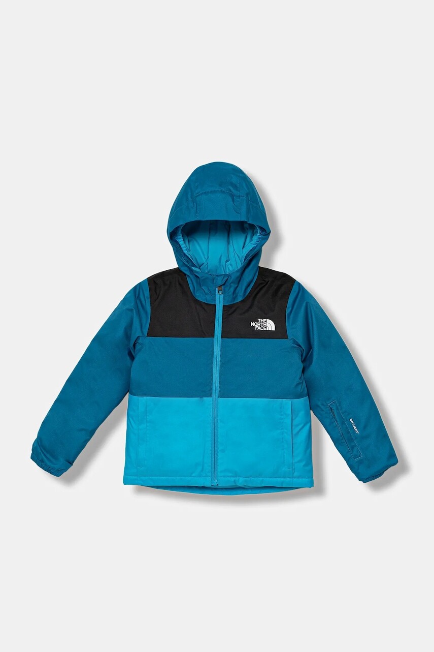 Detská lyžiarska bunda The North Face KID FREEDOM INSULATED JACKET modrá farba, NF0A88VKD201