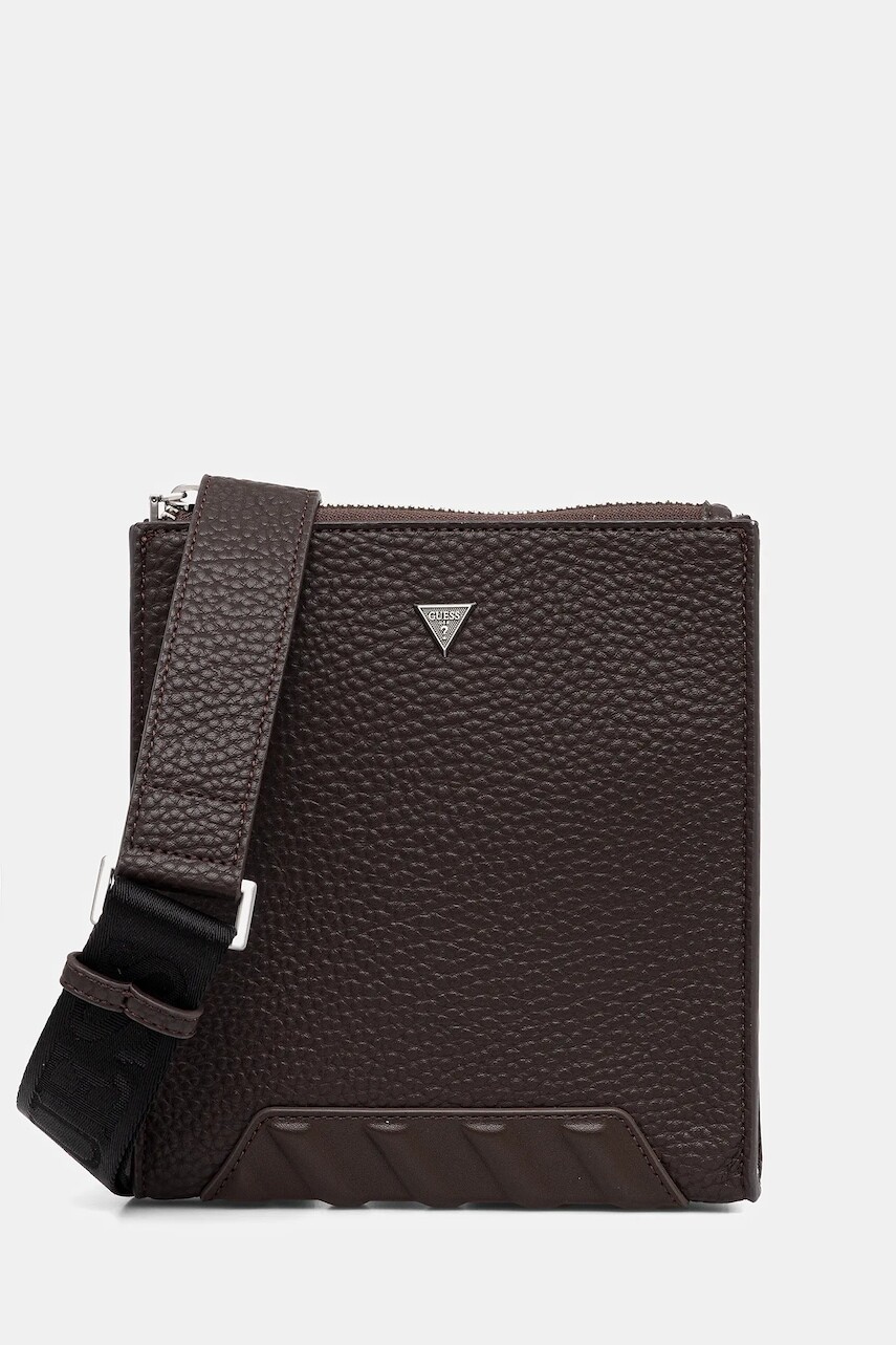 Malá taška Guess TORINO hnedá farba, HMTOLG P5420