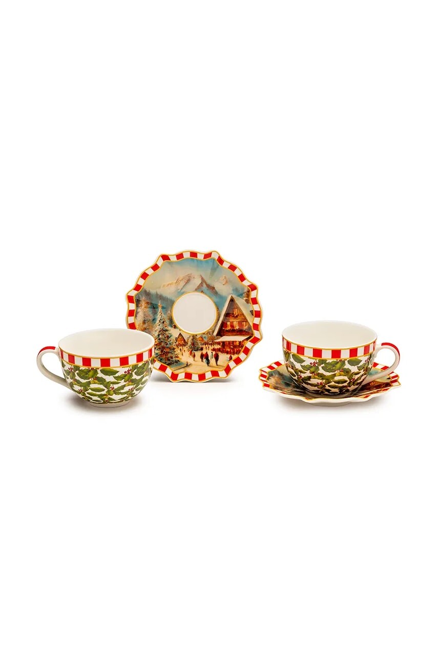 Sada šálok a podšálok pre 2 osoby. Palais Royal 200 ml 4 elementy viac farieb