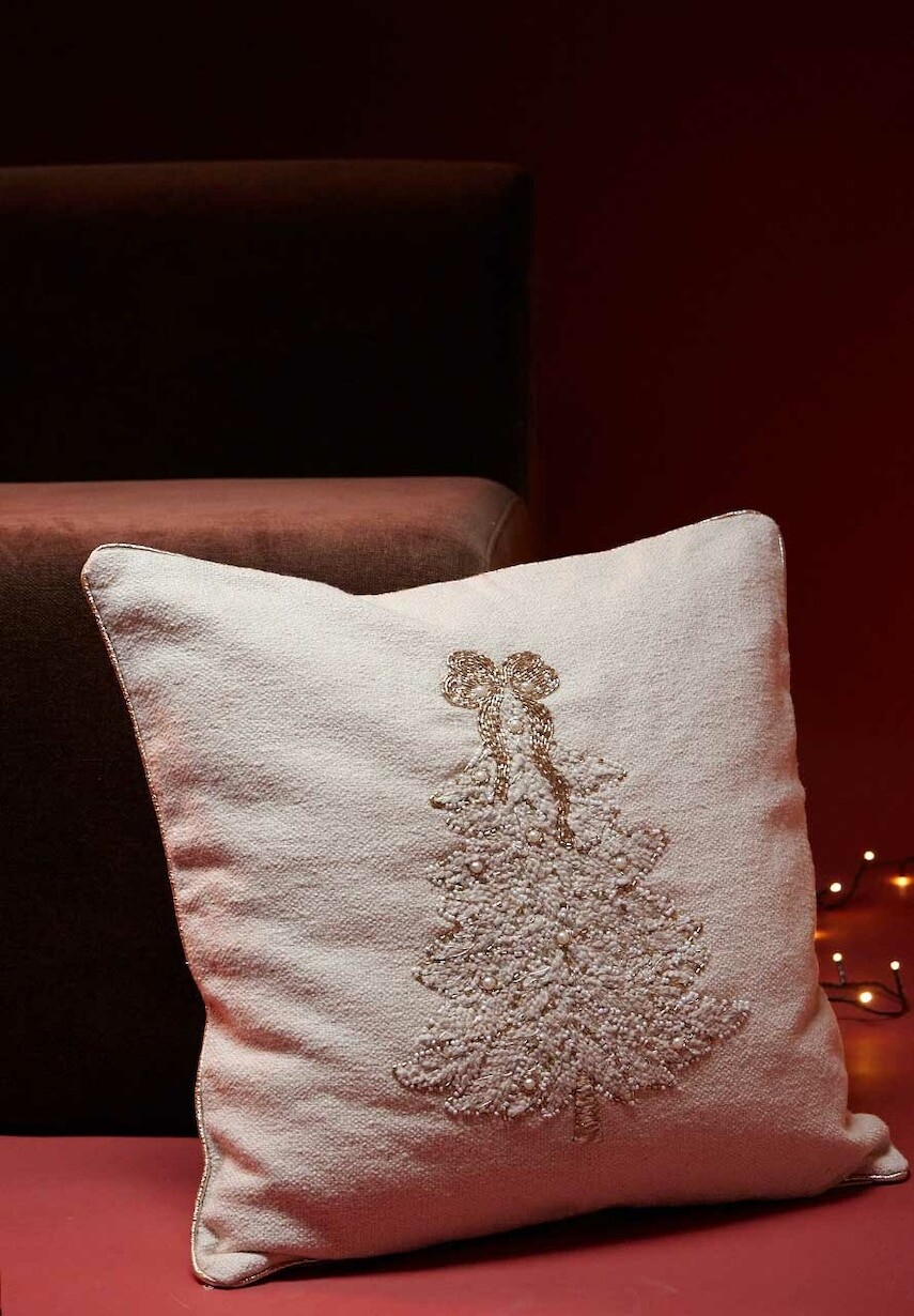 Obliečka na vankúš s prímesou ľanu Medicine béžová farba