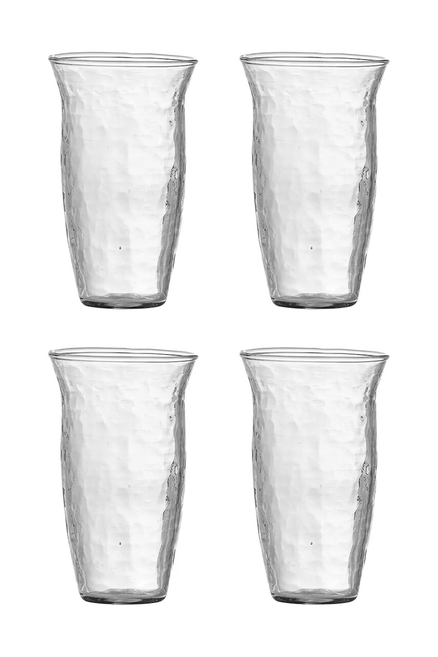 Sada pohárov Bloomingville Asha 250 ml 4-pak priehľadná farba