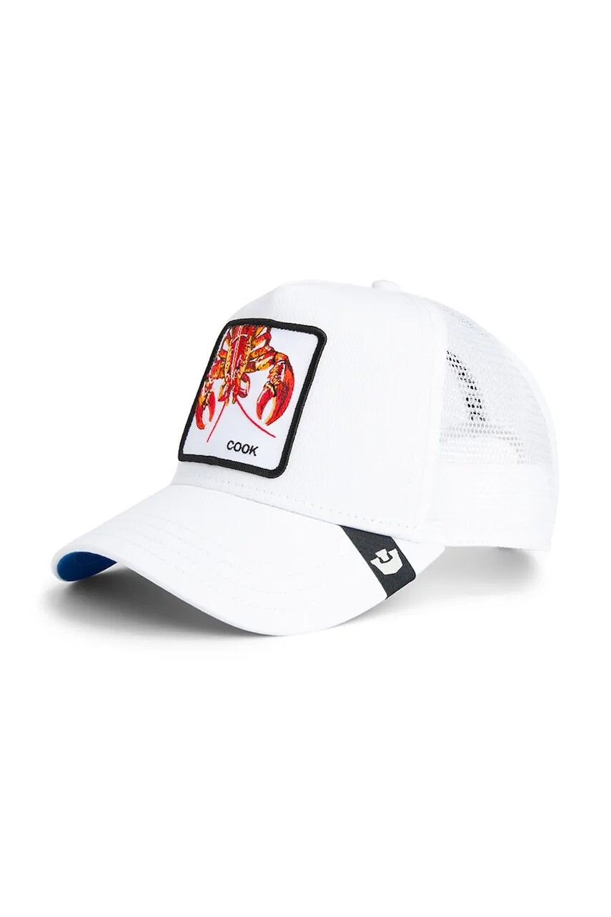 Šiltovka s prímesou bavlny Goorin Bros Lemme Cook biela farba, 101-2424
