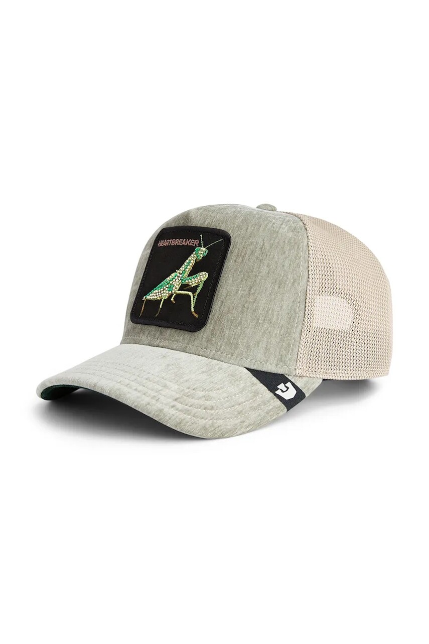 Šiltovka Goorin Bros Iced Mantis šedá farba, 101-2237