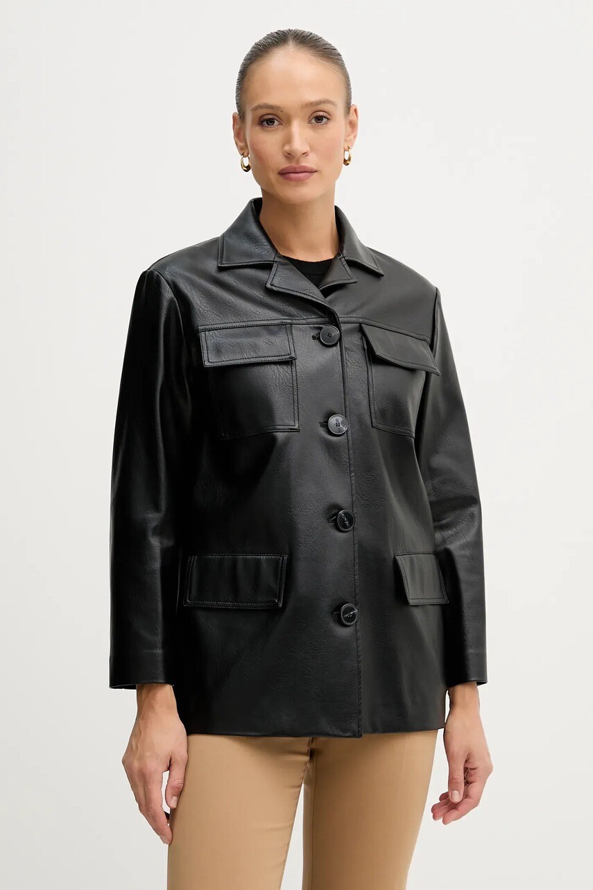 Bunda Sisley čierna farba, prechodná, 2RRDLN05U