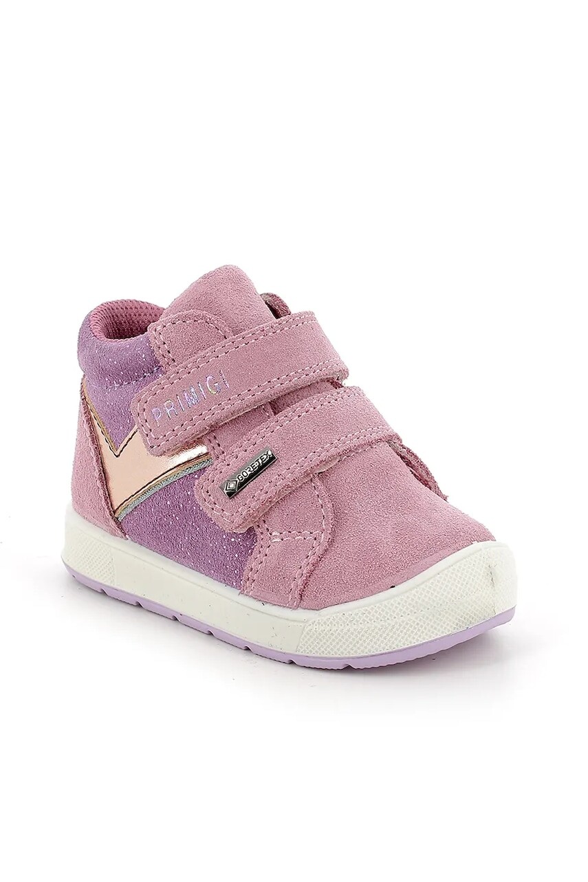 Detské semišové poltopánky Primigi fialová farba, PQUGT 88547