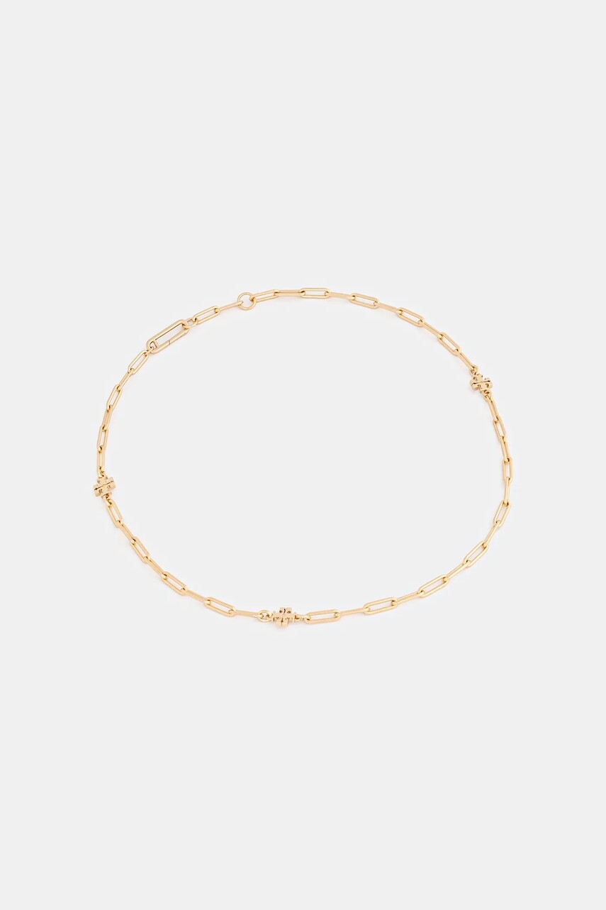 Pozlátený náhrdelník Tory Burch Good Luck 150517-720