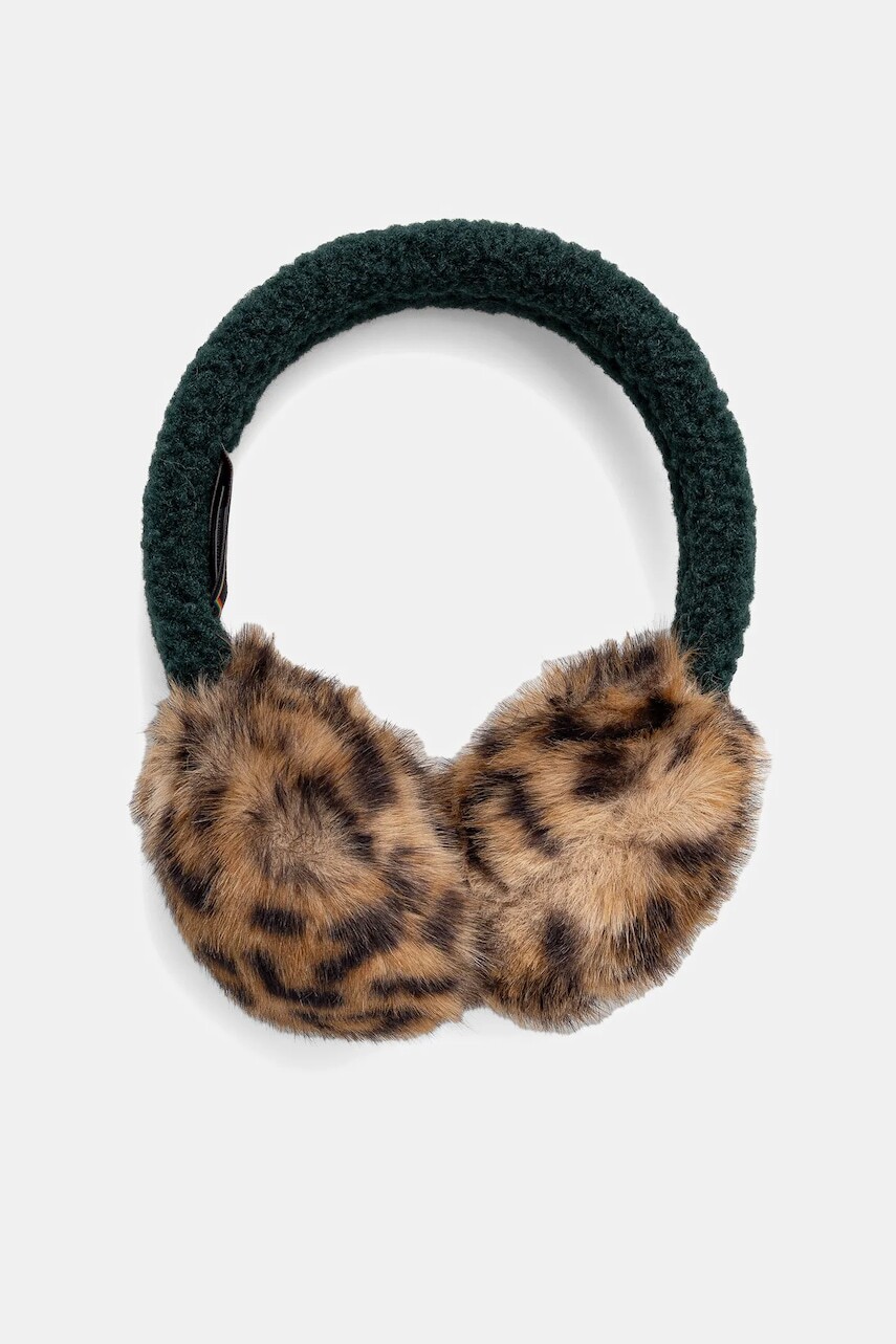 Zimné chrániče na uši Kurt Geiger London zelená farba, 5069739609