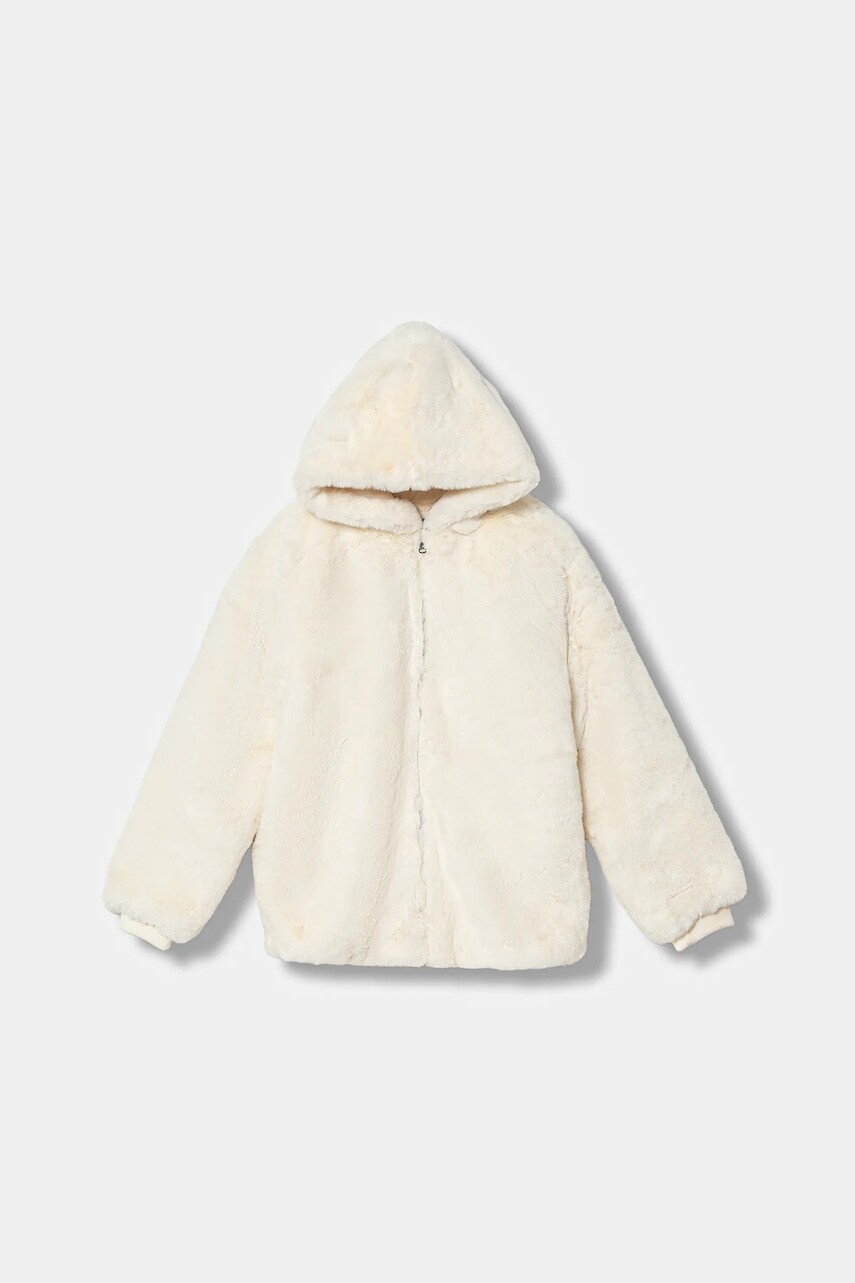Detská bunda United Colors of Benetton béžová farba, 2Q6TCN05E