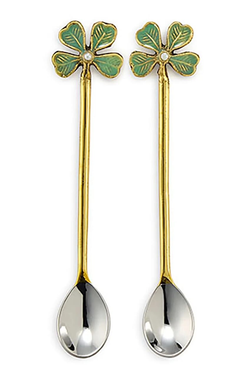 Lyžička Doing Goods Lucky Clover 12,5 x 2,5 0,5 cm  2-pak viac farieb