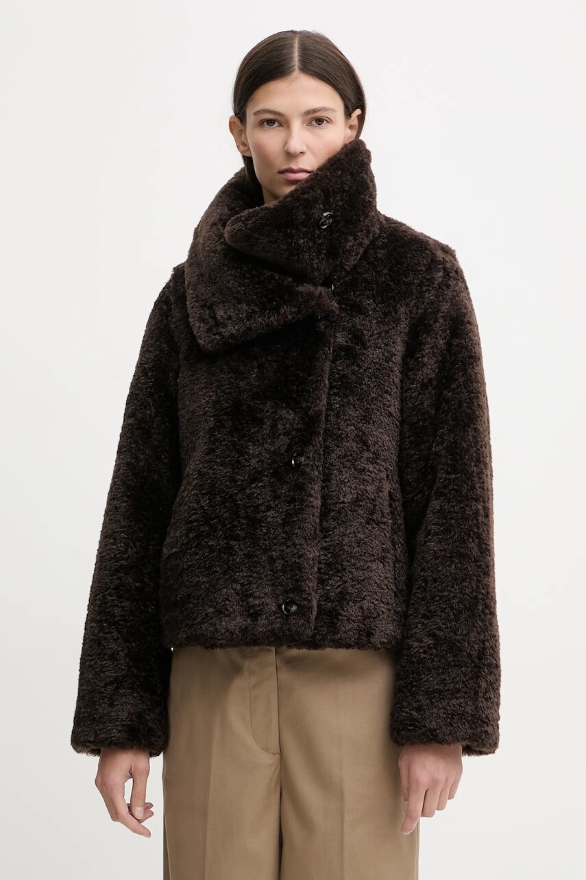 Kabát Marc O'Polo hnedá farba, 510607870241