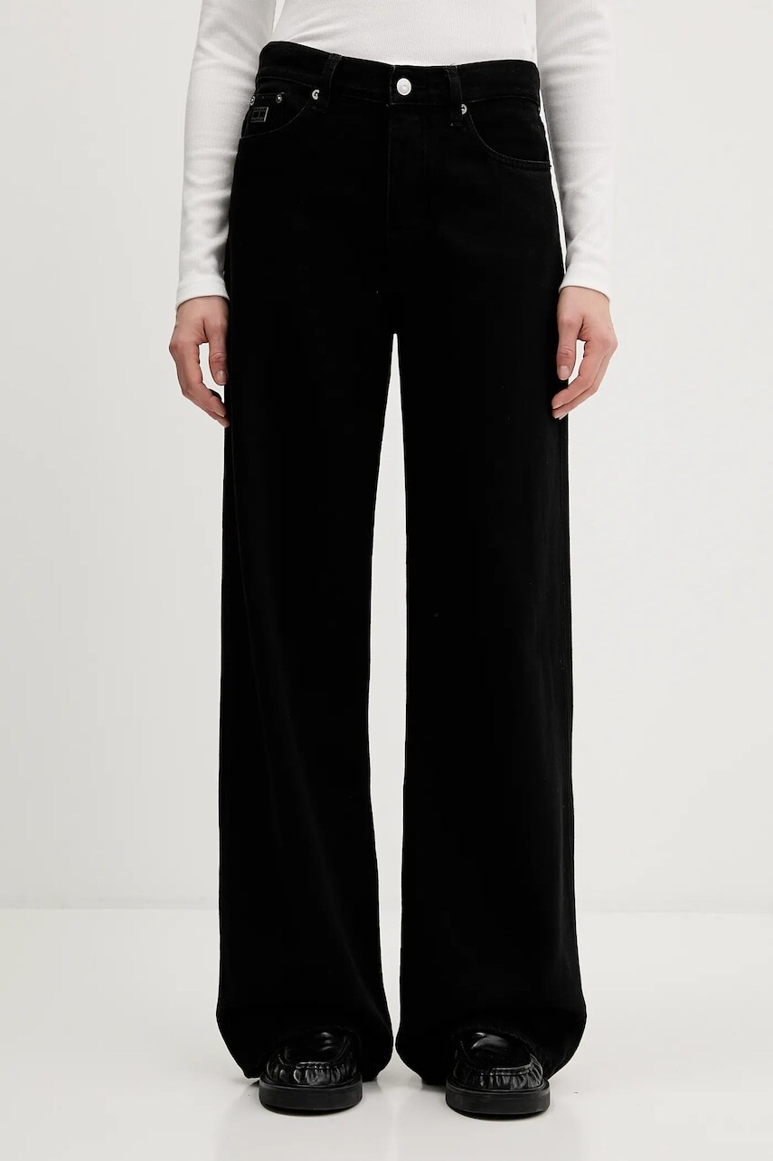 Rifle Tommy Jeans vysoký pás, DW0DW22116