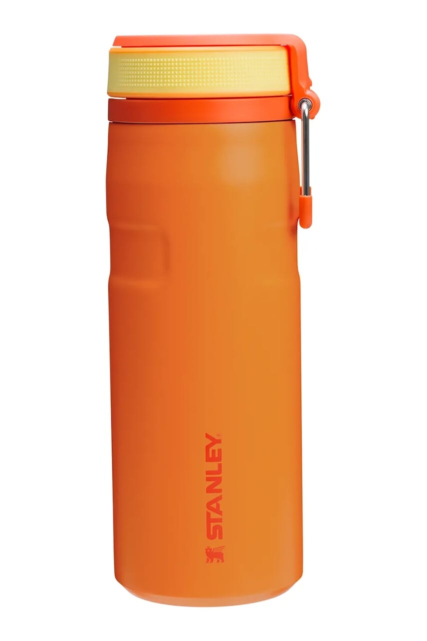 Termo hrnček Stanley The IceFlow™ Bottle Twist Flip 0,47 l oranžová farba